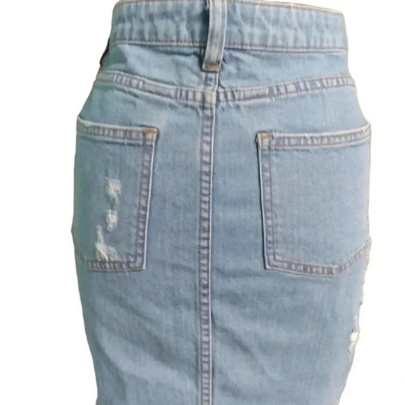 Urban Outfitters BDG Denim Distressed Skirt - Picture 4 of 5